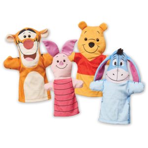 Kit 4 Fantoches de Mão Tema Winnie the Pooh para Crianças Acima de 2 Anos Melissa & Doug