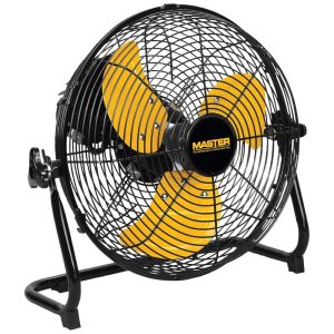 Ventilador Industrial com 3 Velocidades 110V 35W MASTER MAC 12F Preto e Amarelo