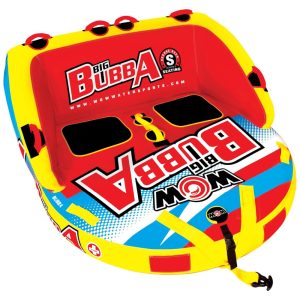 Boia Rebocável Inflável Para 2 Pessoas Resistente WOW SPORTS Amarelo