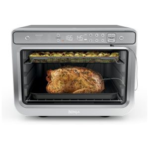 Forno Elétrico de Bancada de Convecção 10 em 1 com Função Air Fryer Aço Inoxidável 110V 1800W Ninja Prestige Smart XL DT551