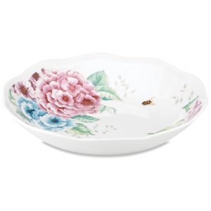 Tigela Elegante e Sofisticada com Capacidade de 591 mL Material de Porcelana e Formato Redondo LENOX 849409 Branca Colorida