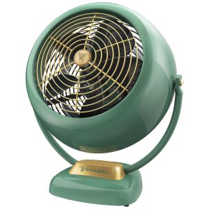 Ventilador Circulador de Ar Vintage com 3 Velocidades Articulado e Silencioso 110V 62W Vornado VFAN Sr. CR1 0230 17 Verde