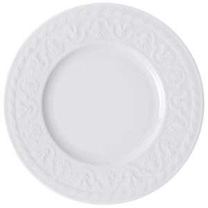 Prato Aperitivo de 17 cm Mais Elegância em Sua Mesa com Estilo Clássico Formato Redondo e Material de Porcelana Villeroy Boch Branco