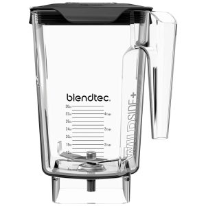 BlandTec Jarra Pro 2.66 Litros Cinco lados Tampa de Travamento Ventilada Sem BPA Transparente BLENDTEC 40 630 50 Azul Aço