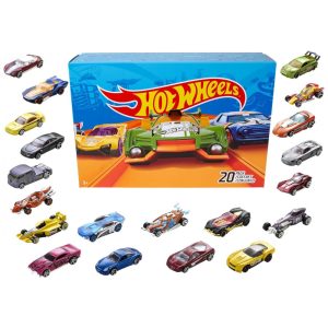 Coleção Exclusiva Hot Wheels com 20 Carros e Caminhões em Miniatura Escala 1:64 para Brincar e Colecionar