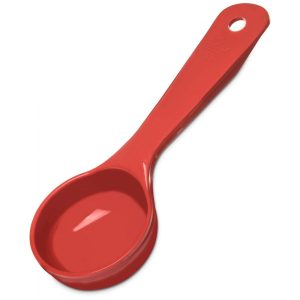 Colher Medidora 60 mL com Cabo Curto 1 UN Carlisle Vermelha