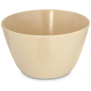 Bowl de Plástico para Sopa 227 mL Carlisle KL35025 48 Unidades Bege