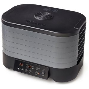 Desidratador de Alimentos com 6 Bandejas Painel Digital de Controle 480W 110v EXCALIBUR STL60B Preto