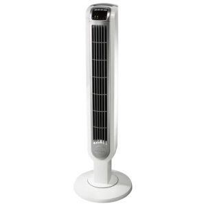 Ventilador de Torre Oscilante com 3 Velocidades 110V Lasko Branco