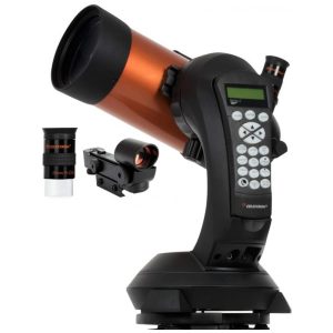 Telescópio Astronômico Computadorizado 53x com Tecnologia SkyAlign Celestron 4SE 11049 Laranja