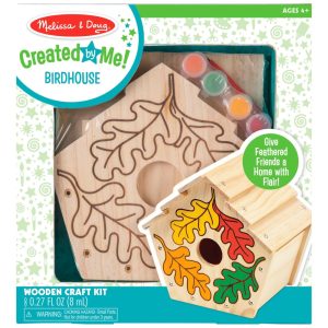 Kit de Artesanato Infantil Construa sua Própria Casa de Pássaros Melissa & Doug