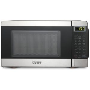 Micro Ondas de Bancada 19L com 6 Programas 110V 700W Chef CHM770SS Prata
