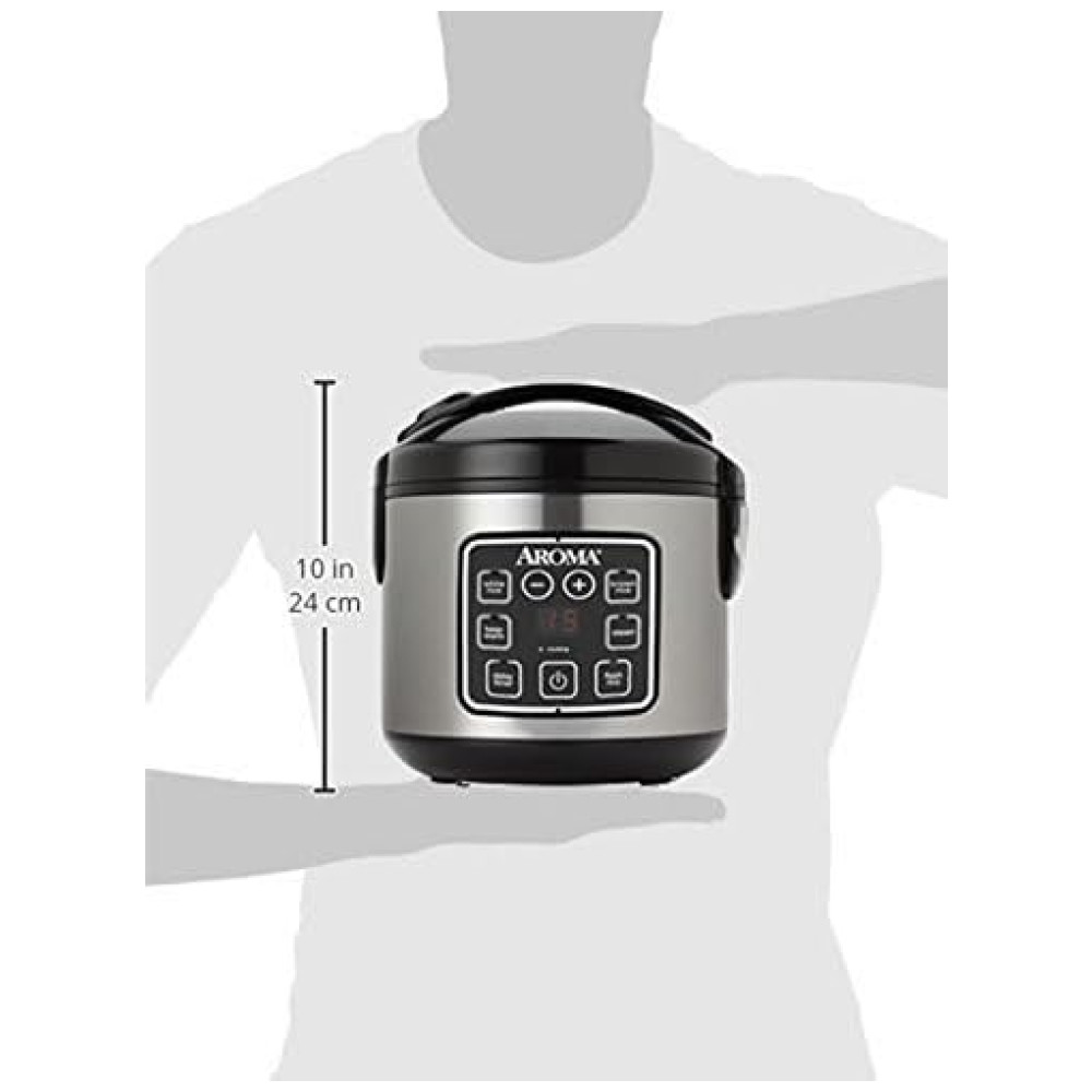 Panela Elétrica de Arroz 1 L 450W preto 110v AROMA HOUSEWARES ARC 914SBD Preto - Imagem 8