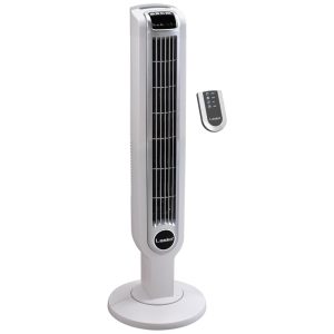 Ventilador de Torre 3 Velocidades com Controle Remoto e Display LED Silencioso 110V 36W LASKO 2510 Branco