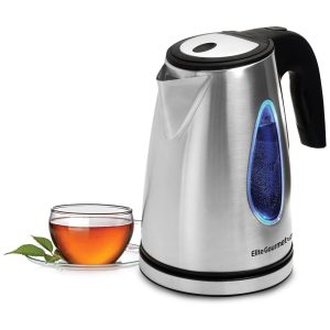 Chaleira Elétrica Elite Gourmet EKT1271 Ultimate 17 Litros em Aço Inox Base 360º LED Azul Desligamento Automático