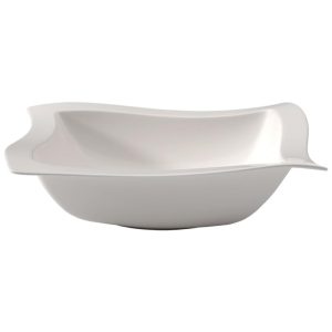 Tigela Grande com Capacidade de 1.2L Material de Porcelana Premium e Formato Quadrado Villeroy Boch Branca