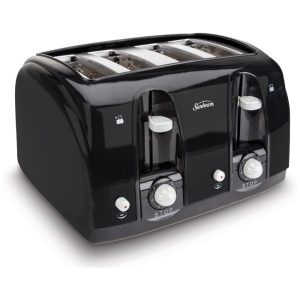 Torradeira com 4 fatias W preta 110v SUNBEAM 003911 100 000 Preto