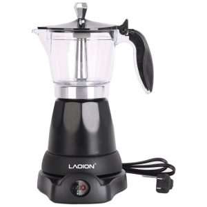 Máquina de Café Expresso 300mL para Casa Acampamento e Viagens 110V LAOION Preta