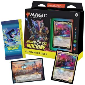 Magic The Gathering Marcha das Máquinas Deck de Commander Hora de Inventar com 100 Cartas e Acessórios