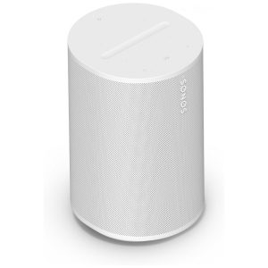 Sonos Era 100 Caixa de Som Inteligente com Dolby Atmos Áudio Estéreo Wi-Fi 6 Bluetooth 5.3 USB-C Controle por Voz – Branco Fosco