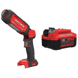 V20 Lanterna Led Portátil com Bateria de Íon de Lítio 700 lumens CRAFTSMAN Preto