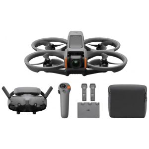 DJI Avata 2 Combo Fly More com 3 Baterias Drones FPV com Câmera 4K para Adultos Experiência Imersiva Acrobacias com Apenas um Toque