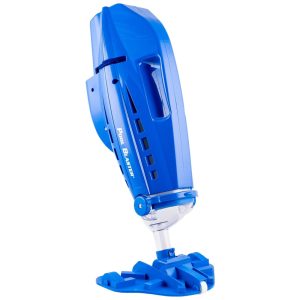 Aspirador de Piscina sem Fio Recarregável com Autonomia da Bateria de 1H e Sucção Forte 110V POOL BLASTER Azul