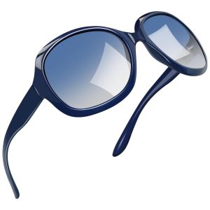 Óculos de Sol Feminino com Proteção UV Joopin B10 Azul Marinho