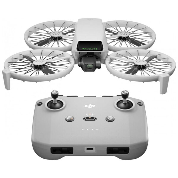 DJI Flip RCN3, Drone com Câmera 4K para Adultos, Estabilização de Gimbal de 3 Eixos, Transmissão de Vídeo de 44000ft13km, Decolagem co