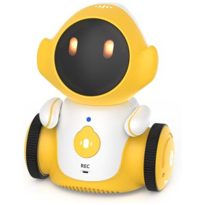 Brinquedo Robô Inteligente e Recarregável Canta Dança Grava e Repete para Crianças de 6 Anos ou Mais GILOBABY Amarelo