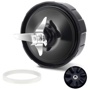 Peças Reposição Liquidificador 7 barbatanas para Pro Extractor Blade Auto iQ BL642 BL480D BL480 FEILIFAN Nutri Ninja Preto