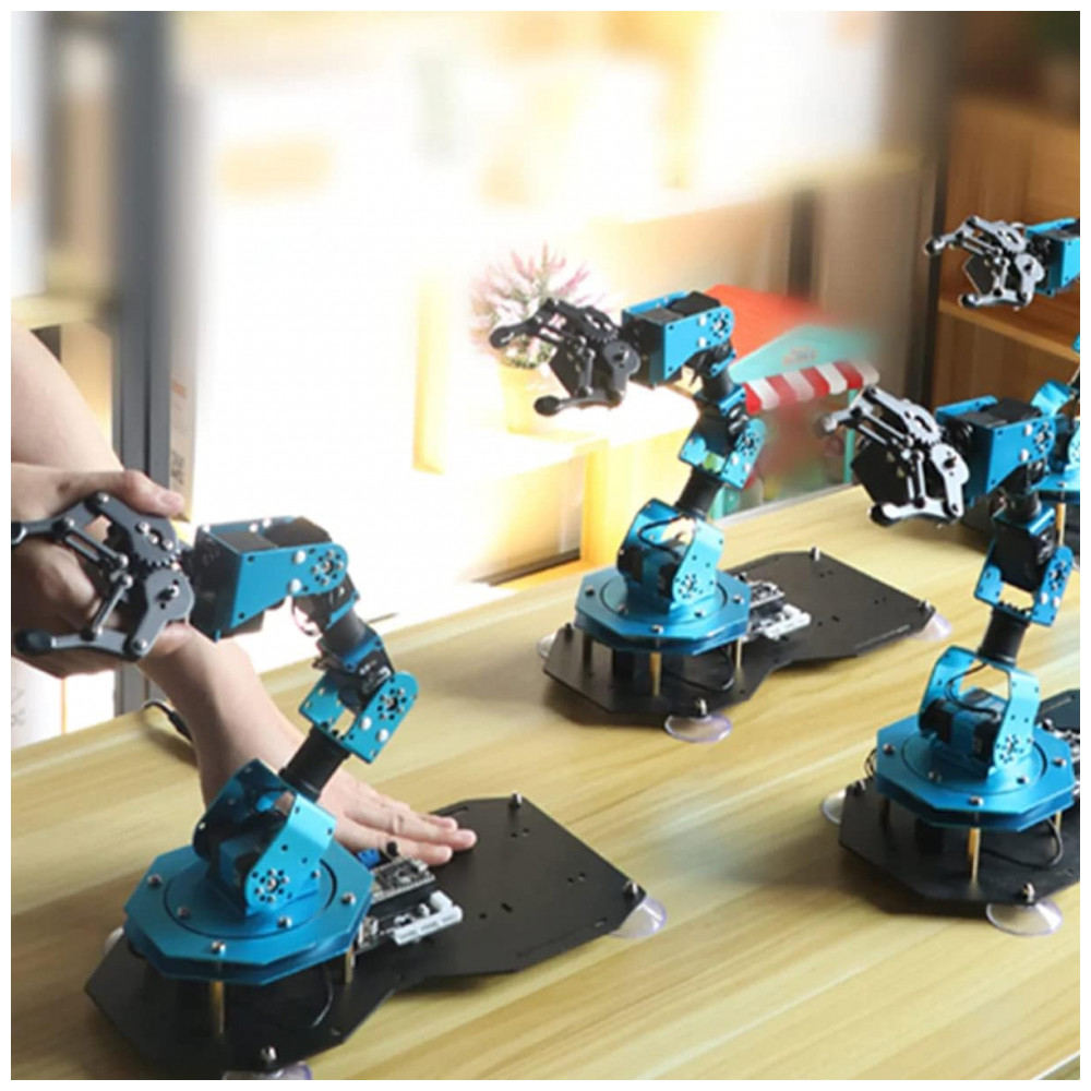 Hiwonder Braço Robótico xArm ESP32 Open-Source Cinza – Kit de Programação MicroPython & Desenvolvimento Secundário - Imagem 9