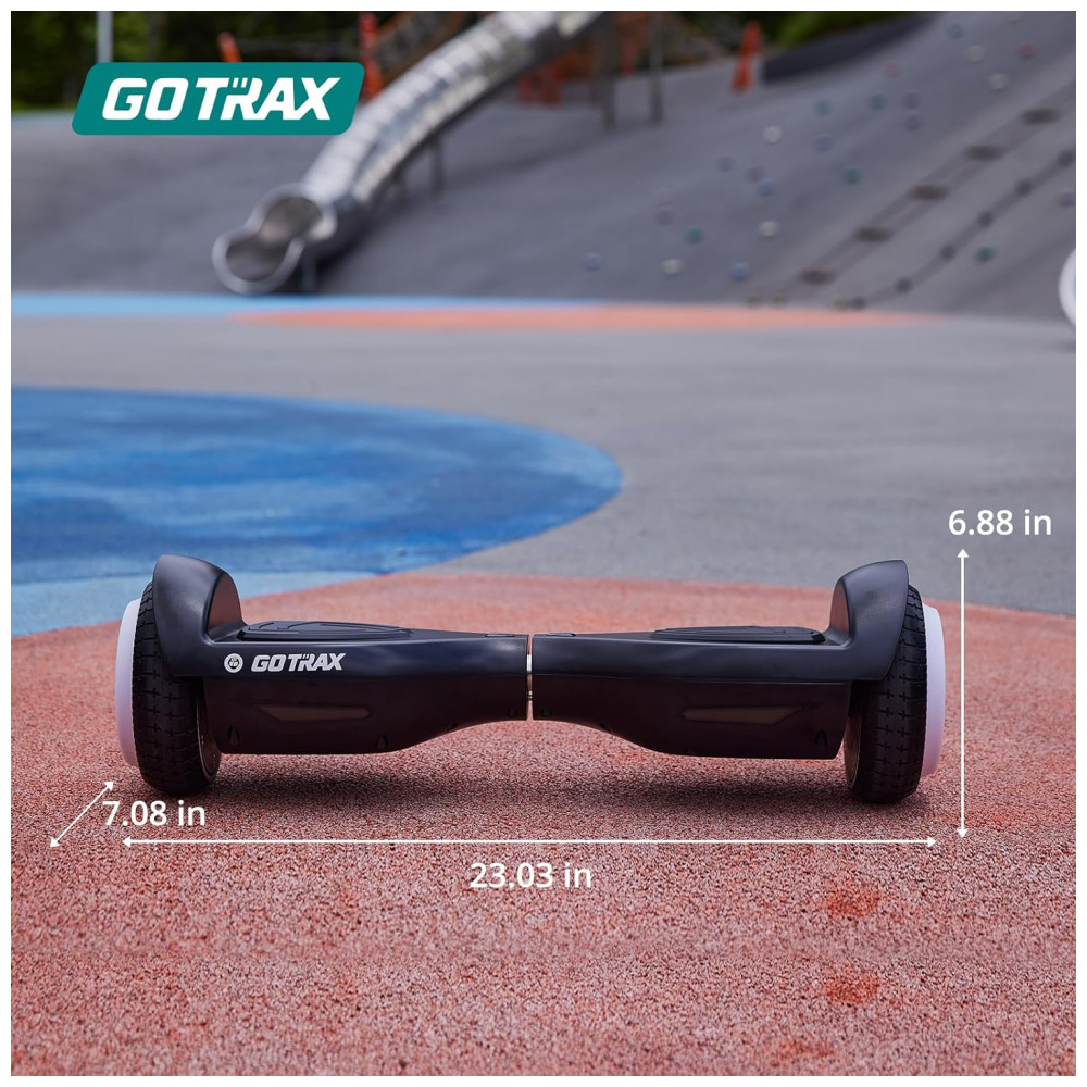 Hoverboard com Farol de LED, Velocidade de 9km/h e Alcance até 6 km, para Crianças e Adolescentes até 80 kg, 110V 250W, Gotrax EDGE, Verde - Imagem 7