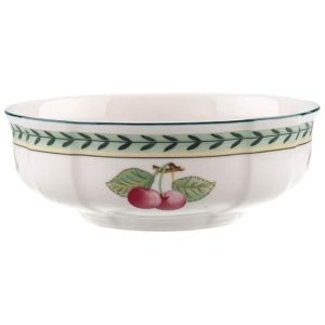 Tigela Elegante e Sofisticada com Capacidade de 9.6L Material de Porcelana e Formato Redondo Villeroy Boch Branca Colorida