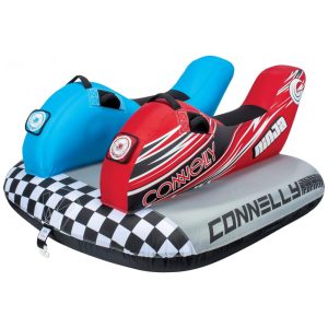 Boia Rebocável Aquática CWB Ninja para 2 Pessoas Connelly Vermelha e Azul