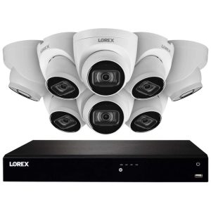 Sistema de Câmera de Segurança Lorex com 8 Câmeras 4K 8MP e 16 Canais