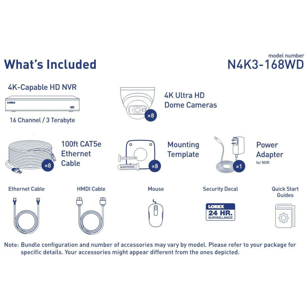 Sistema de Câmera de Segurança Lorex com 8 Câmeras 4K 8MP e 16 Canais - Imagem 2
