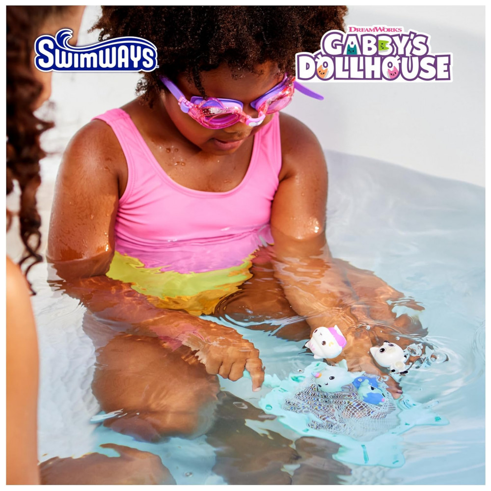 Divertido Jogo de Mergulho Swimways Gabbys Dollhouse Dive n Catch, Acessórios de Piscina para Crianças, Brinquedos Aquáticos para Festa na Piscina - Imagem 2