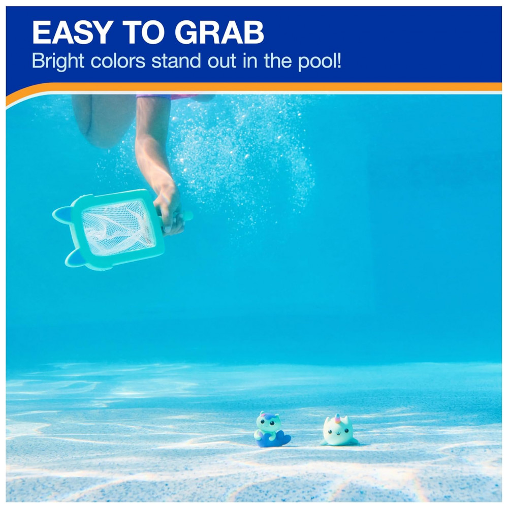 Divertido Jogo de Mergulho Swimways Gabbys Dollhouse Dive n Catch, Acessórios de Piscina para Crianças, Brinquedos Aquáticos para Festa na Piscina - Imagem 4