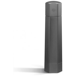 Moedor de Sal com 10 Configurações de Moagem com Tampa e Liberação Rápida HexMill Cinza