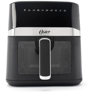 Air Fryer Digital de 3.73L com 10 Funções e Temporizador de 60 Min 110V 1300W Oster Preta