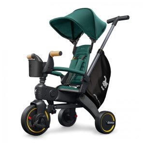 Triciclo Infantil Dobrável Premium para Crianças de 1 a 3 Anos Doona Liki Trike S5 Verde