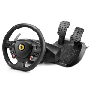 T80 Ferrari 488 GTB Volante e Pedais Realistas para PS4 PC e Jogos PS5 THRUSTMASTER 4169089 Preto