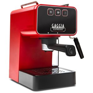 Máquina de Café Expresso com Vaporizador Desligamento Automático e Tanque Removível 110V 1900W Gaggia Espresso Evolution Vermelha