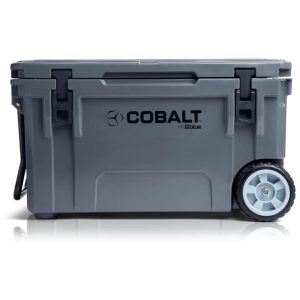 Cooler Térmico Portátil 55 Litros com Rodas Cobalt Cinza