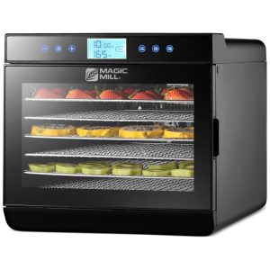 Desidratador de Alimentos Digital 7 Bandejas 110v MAGIC MILL MFD 7100 Preto
