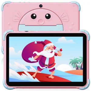 Tablet Infantil 10 Android com Controle de Pais WiFi e Câmera Dupla 32 GB YINOCHE Rosa