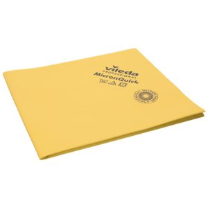 Pano de Limpeza sem Fiapos e Resistênte ao Desgaste 5 UN Vileda Professional Amarelo