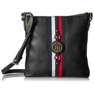 Tommy Hilfiger Bolsa Crossbody para Mulheres Preta