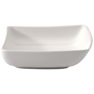 Tigela Pequena com Capacidade de 450mL Material de Porcelana Premium e Formato Quadrado Curvo Villeroy Boch Branca